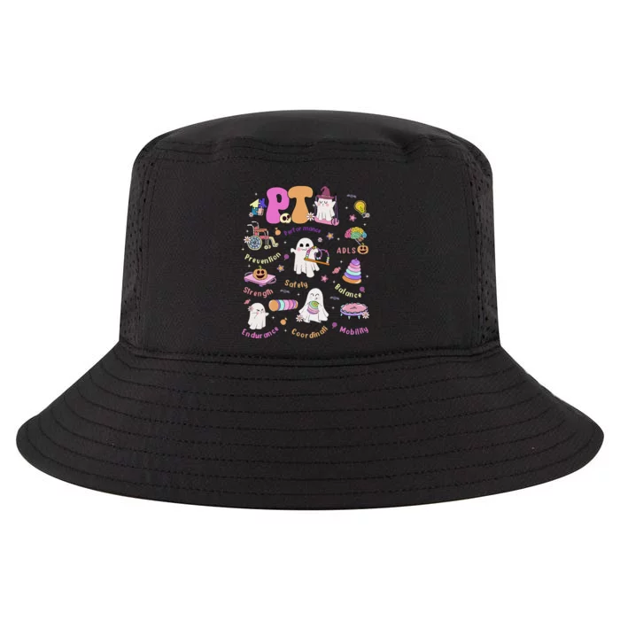 Spooky Physical Therapist Halloween Physical Therapy Month Cool Comfort Performance Bucket Hat