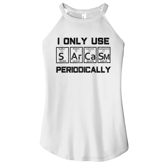 Sarcasm Periodic Table Element Science Joke Women’s Perfect Tri Rocker Tank