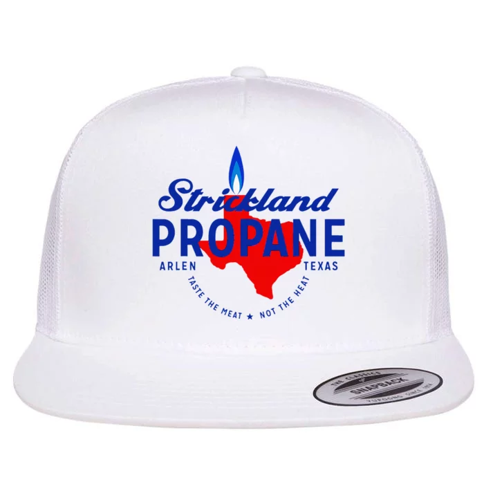 Strickland Propane Taste The Meat Not The Heat Flat Bill Trucker Hat