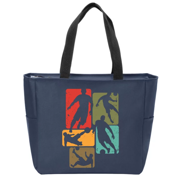 Soccer Play Tricks Zip Tote Bag