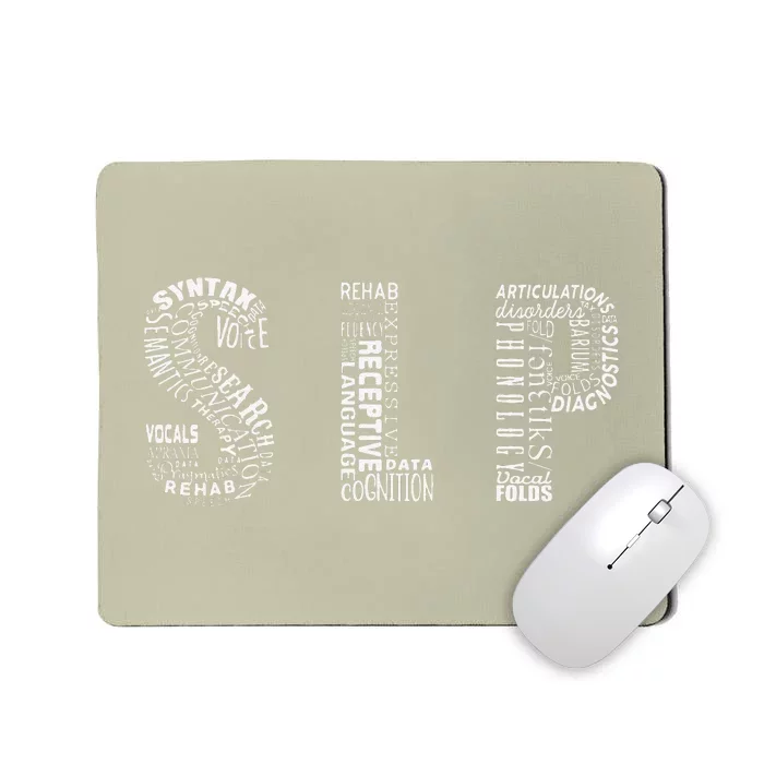 Speech Pathology Therapy Cognition Autism Awareness Month Mousepad