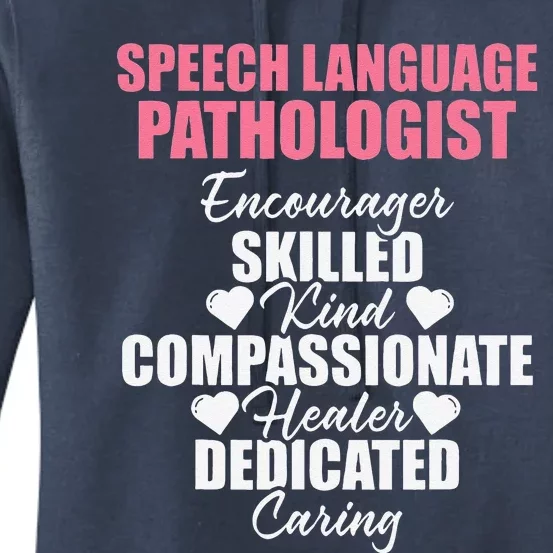 Speech Pathology Therapy Dedicated Autism Awareness Month Women's Pullover Hoodie