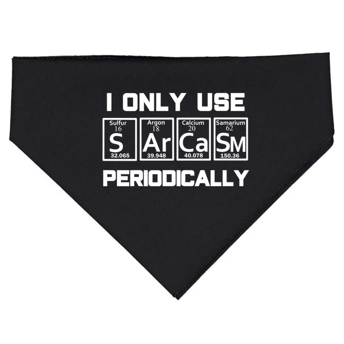 Sarcasm Periodic Table Element Weird Science Joke Gift USA-Made Doggie Bandana