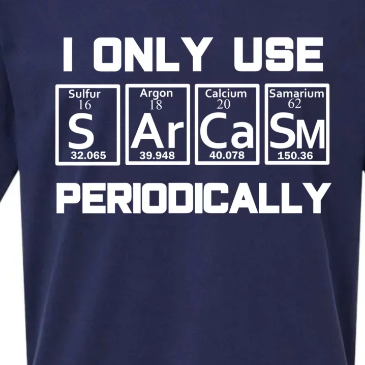 Sarcasm Periodic Table Element Weird Science Joke Gift Sueded Cloud Jersey T-Shirt