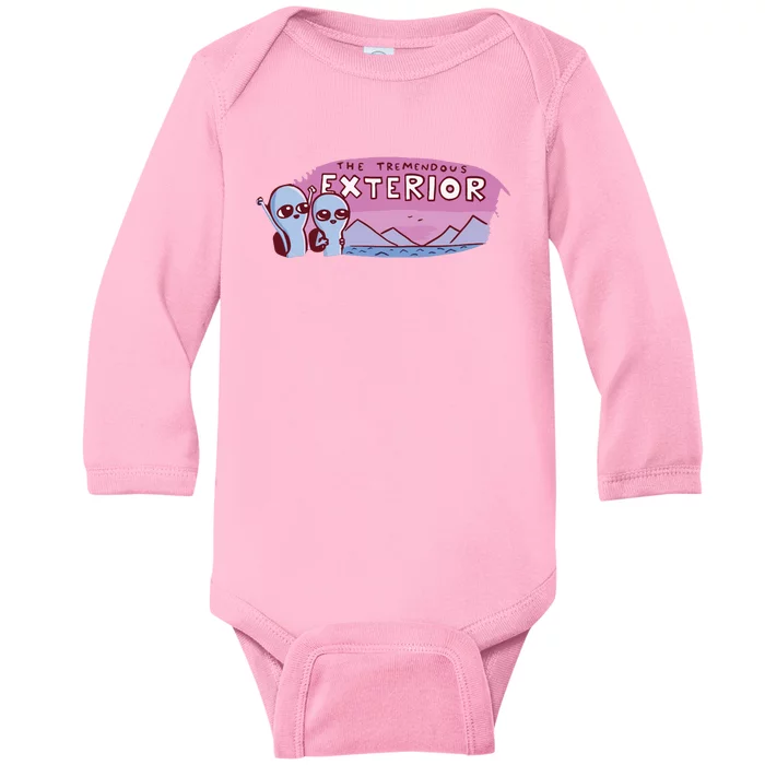 Strange Planet The Tremendous Exterior Baby Long Sleeve Bodysuit