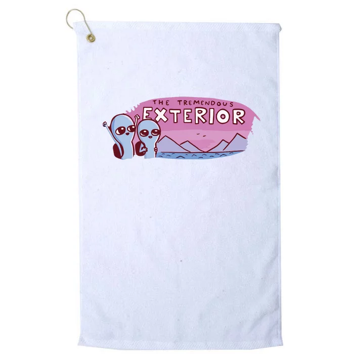 Strange Planet The Tremendous Exterior Platinum Collection Golf Towel