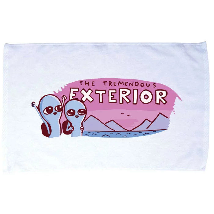 Strange Planet The Tremendous Exterior Microfiber Hand Towel