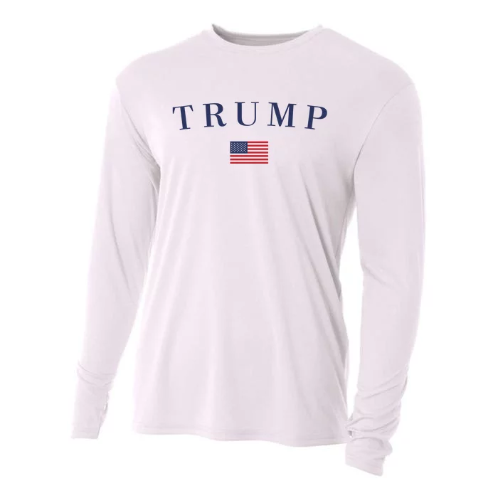 Support President Trump 2024 Cooling Performance Long Sleeve Crew