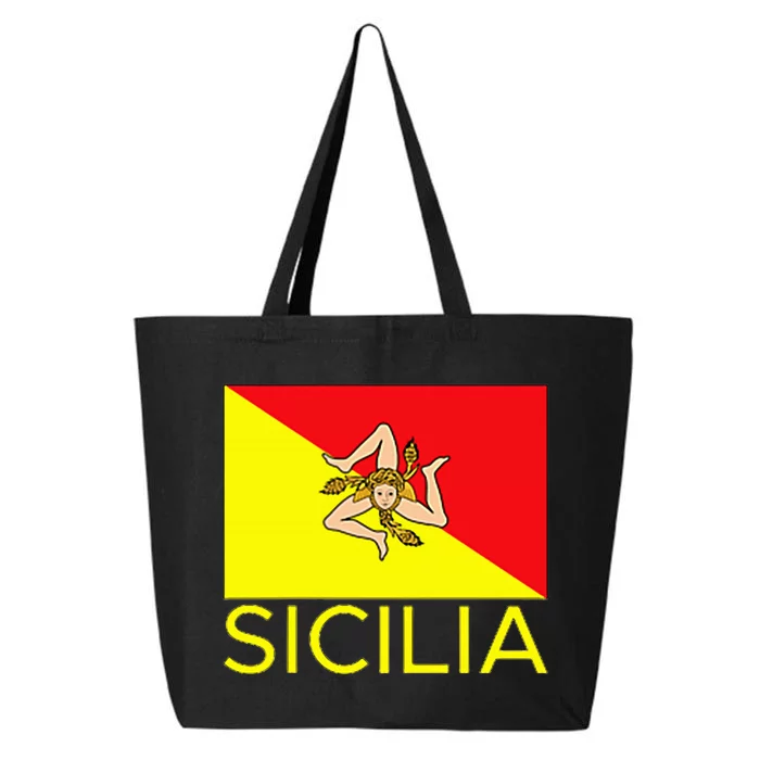 Sicilia Pallermo Triskelion Flag 25L Jumbo Tote