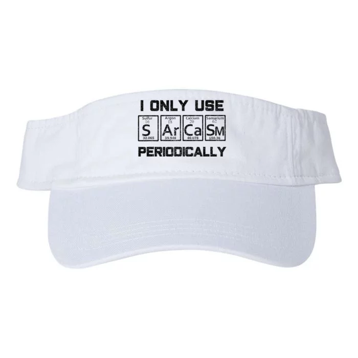 Sarcasm Periodic Table Element Science Joke Valucap Bio-Washed Visor