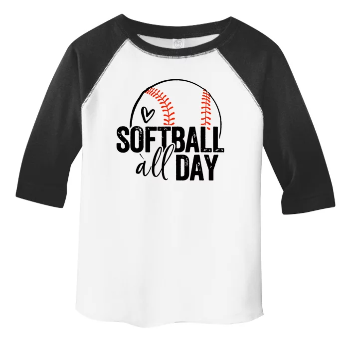 Softball Player Teen Girl Women Softball Lover Toddler Fine Jersey T-Shirt