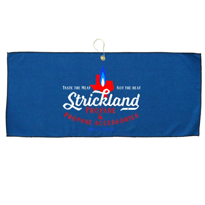 Strickland Propane Taste The Meat Not The Heat Large Microfiber Waffle Golf Towel