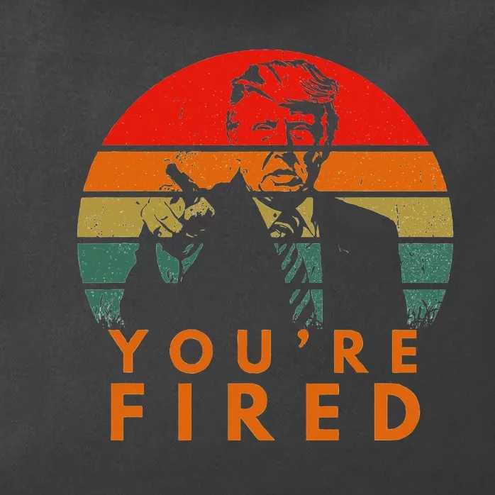 Sunset President Trump Victory 2024 Biden YouRe Fired Zip Tote Bag