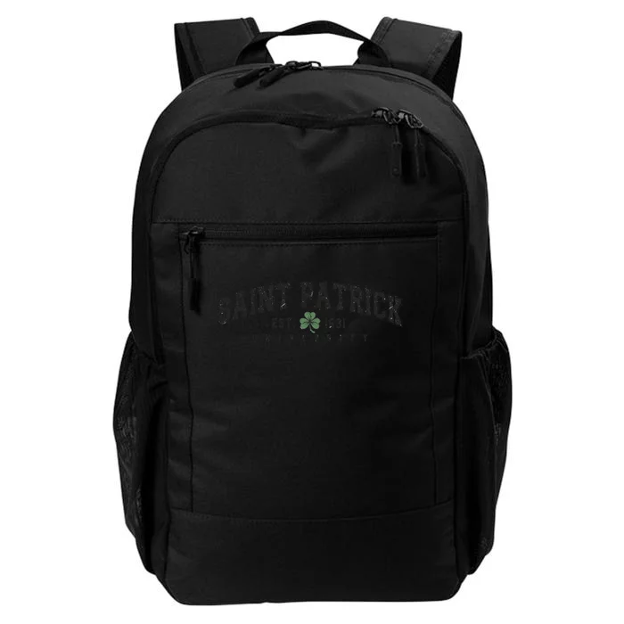 Saint Patrick Univeristy Est 1631 Vintage Daily Commute Backpack