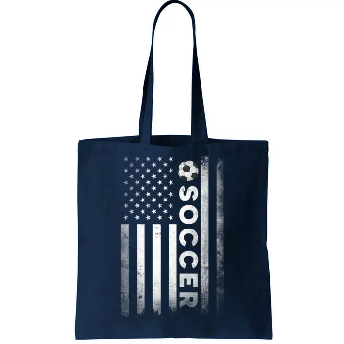 Soccer Player USA US American Flag Girls Boys Tote Bag