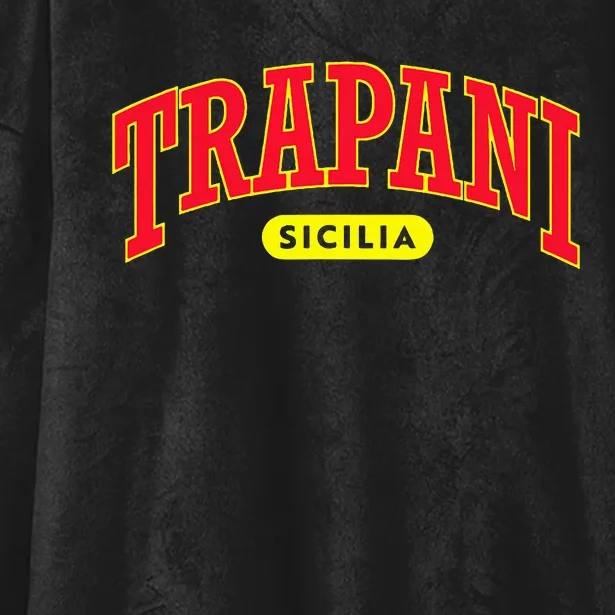 Sicilian Pride University Style Trapani Hooded Wearable Blanket