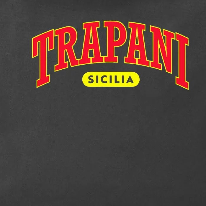 Sicilian Pride University Style Trapani Zip Tote Bag