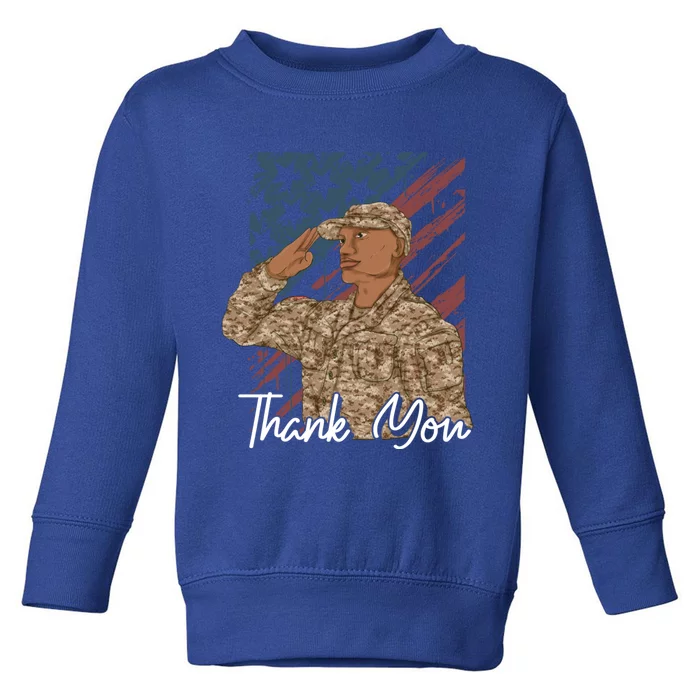 Soldier Patriotic Veteran Us Flag American Memorial Day Gift Toddler Sweatshirt