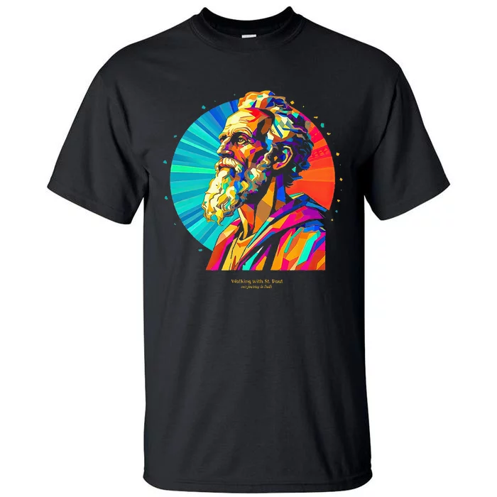 St. Paul Vibrant Low Poly Tall T-Shirt