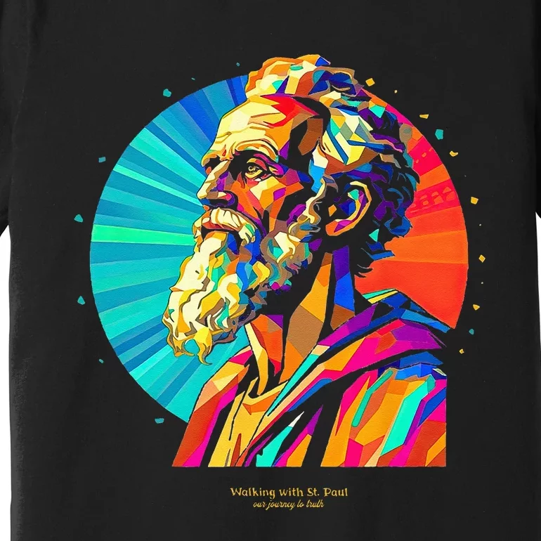 St. Paul Vibrant Low Poly Premium T-Shirt