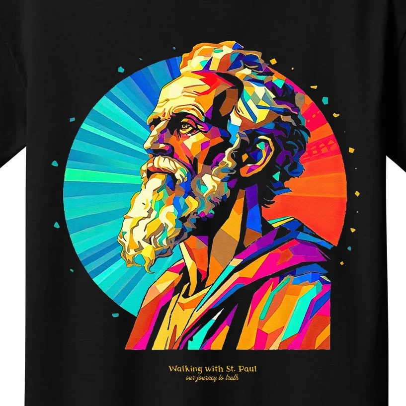 St. Paul Vibrant Low Poly Kids T-Shirt