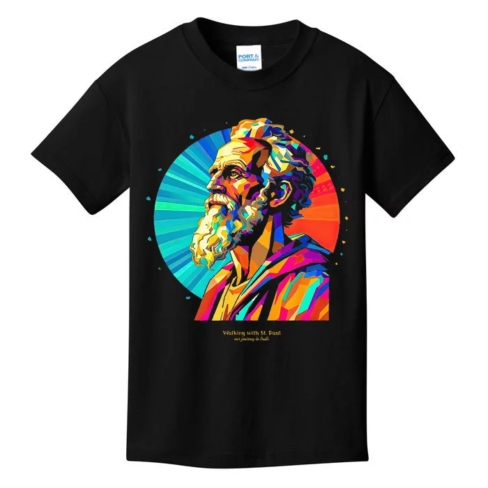 St. Paul Vibrant Low Poly Kids T-Shirt