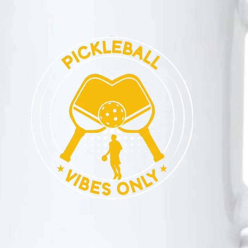 Sport Pickleball Vibes Only Gift For Pickleball Team Black Color Changing Mug