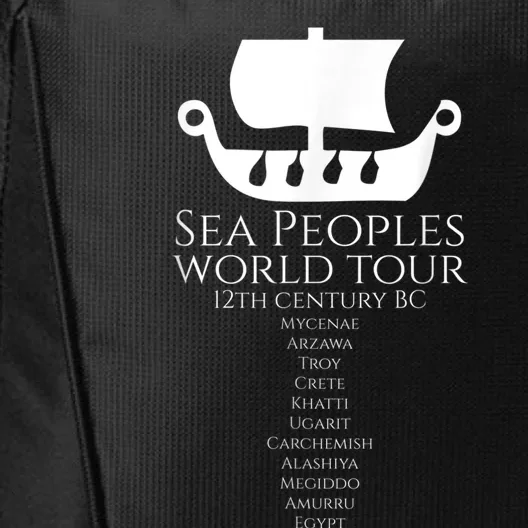 Sea Peoples World Tour Greek Egyptian Levantine History City Backpack