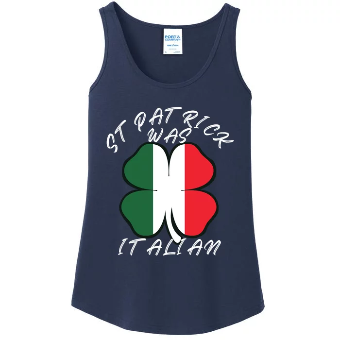 St. Patrick Was Italian Funny St Patricks Day Ladies Essential Tank