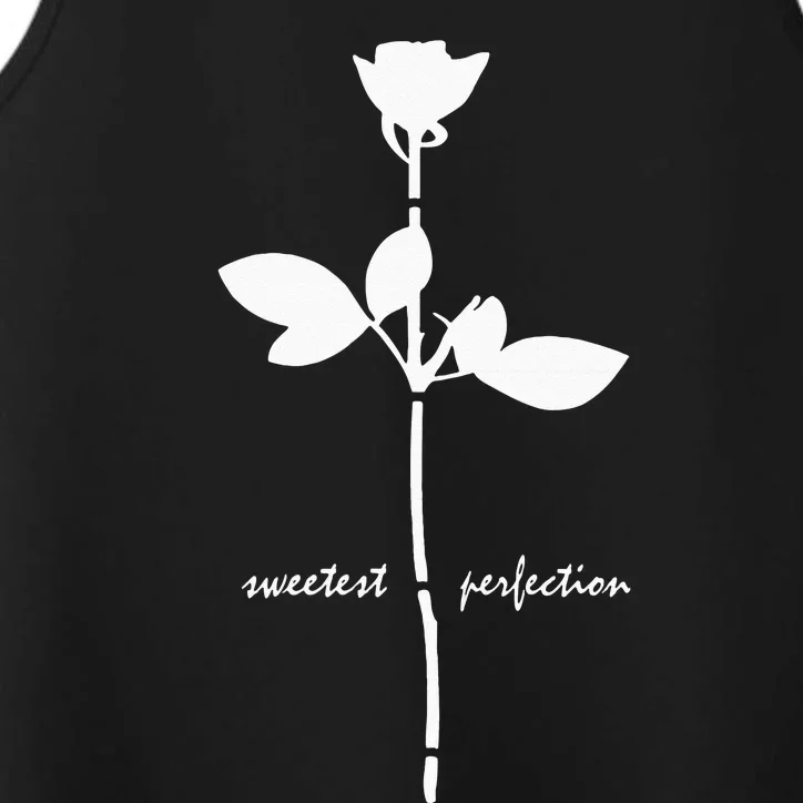 SWEETEST PERFECTION White Design Performance Tank