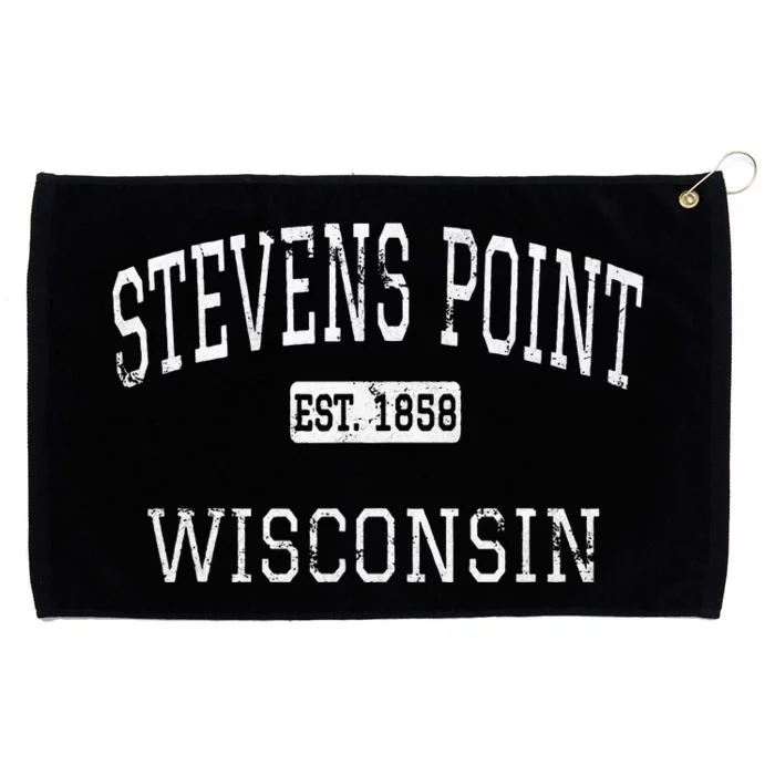 Stevens Point Wisconsin WI Vintage Grommeted Golf Towel