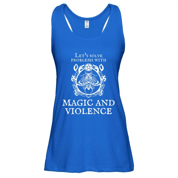 Solve Problems With Magic Violence Ladies Essential Flowy Tank