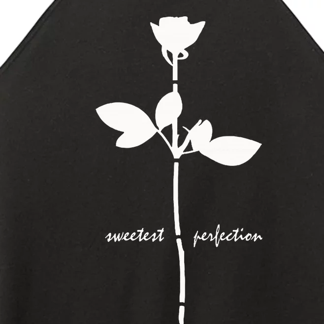 Sweetest Perfection White Design Women’s Perfect Tri Rocker Tank