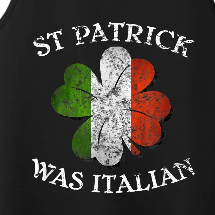 St Patrick Was Italian St Patrick's Day Performance Tank