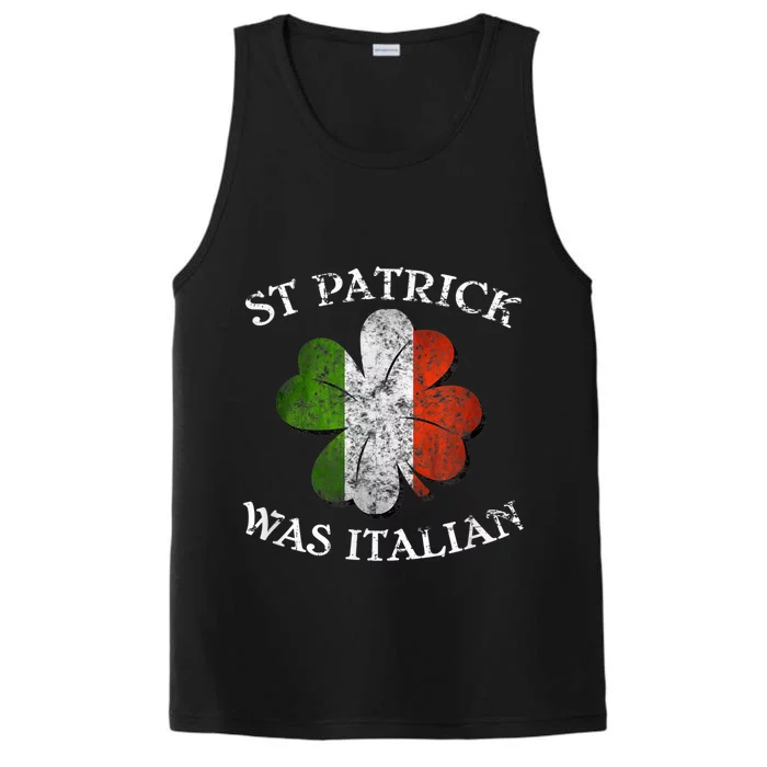 St Patrick Was Italian St Patrick's Day Performance Tank