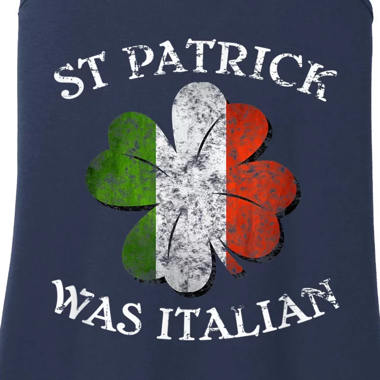 St Patrick Was Italian St Patrick's Day Ladies Essential Tank