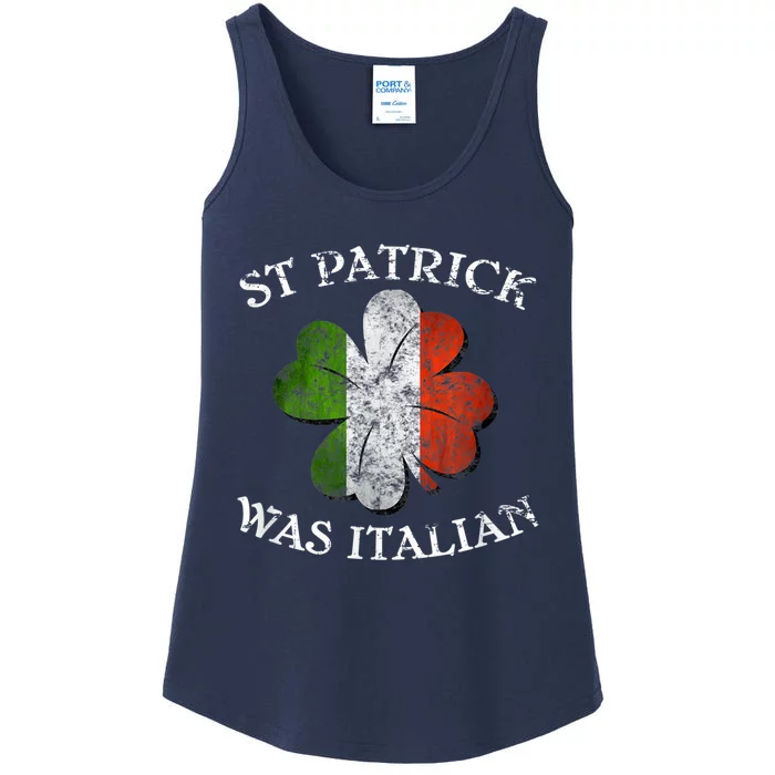 St Patrick Was Italian St Patrick's Day Ladies Essential Tank