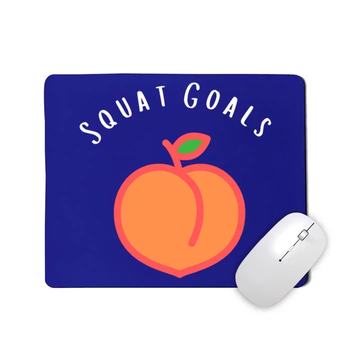 Squat Peach Workout Gym Goals Squats Gift Mousepad