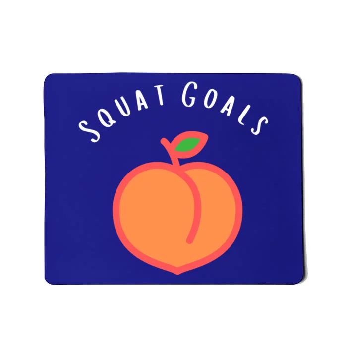 Squat Peach Workout Gym Goals Squats Gift Mousepad