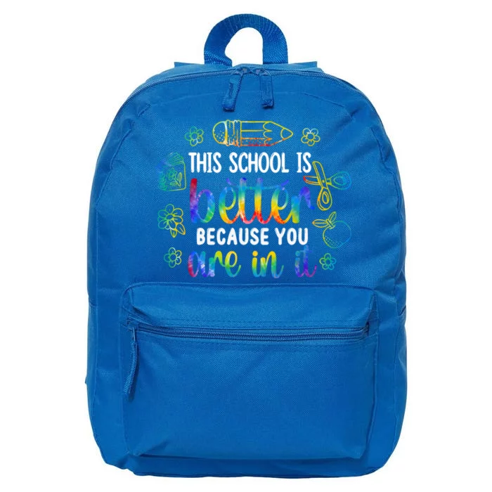 School Principal Week School Principal Gift 16 in Basic Backpack