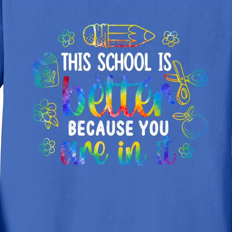 School Principal Week School Principal Gift Kids Long Sleeve Shirt