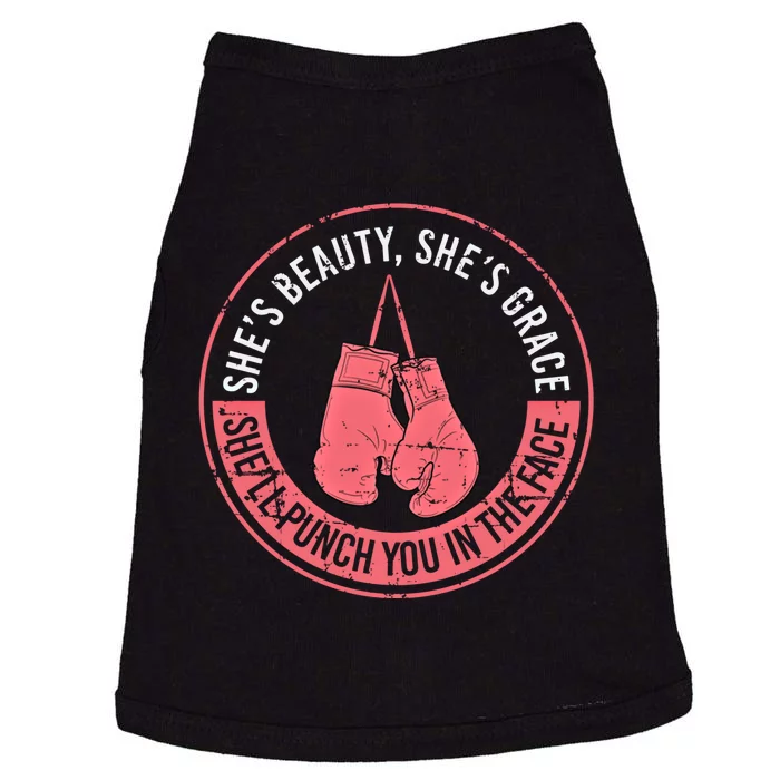 SheLl Punch You In The Face Boxing Kickboxing Boxing Gift Doggie Tank