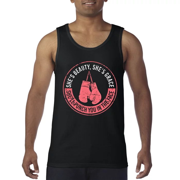 SheLl Punch You In The Face Boxing Kickboxing Boxing Gift Tank Top