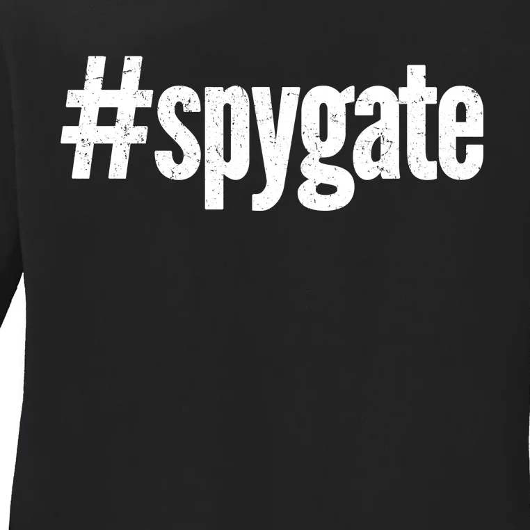 #Spygate Ladies Long Sleeve Shirt