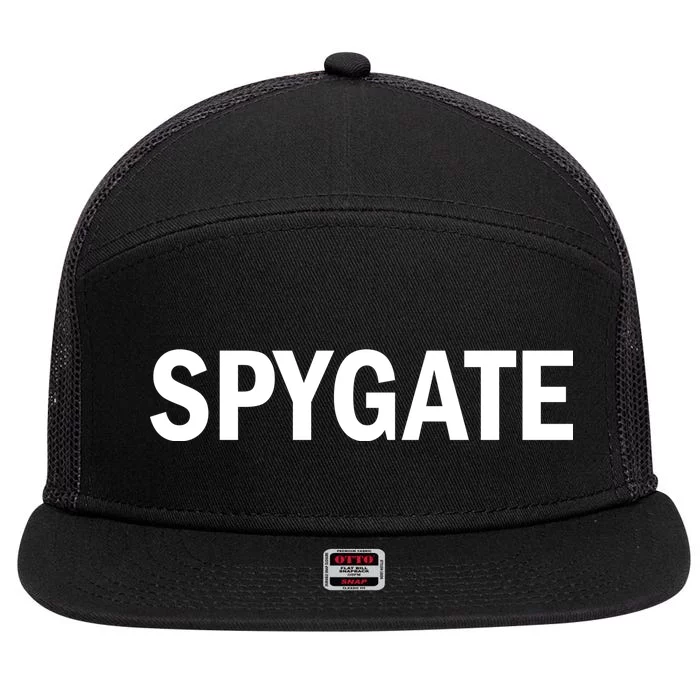 Spygate Logo 7 Panel Mesh Trucker Snapback Hat