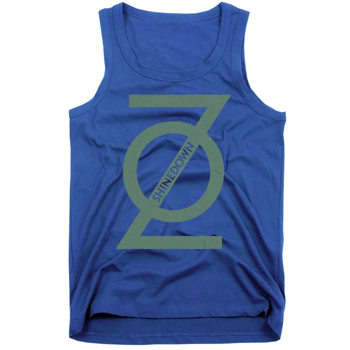 .S.H.I.N.E.D.O.W.N Planet Zero Black Tank Top