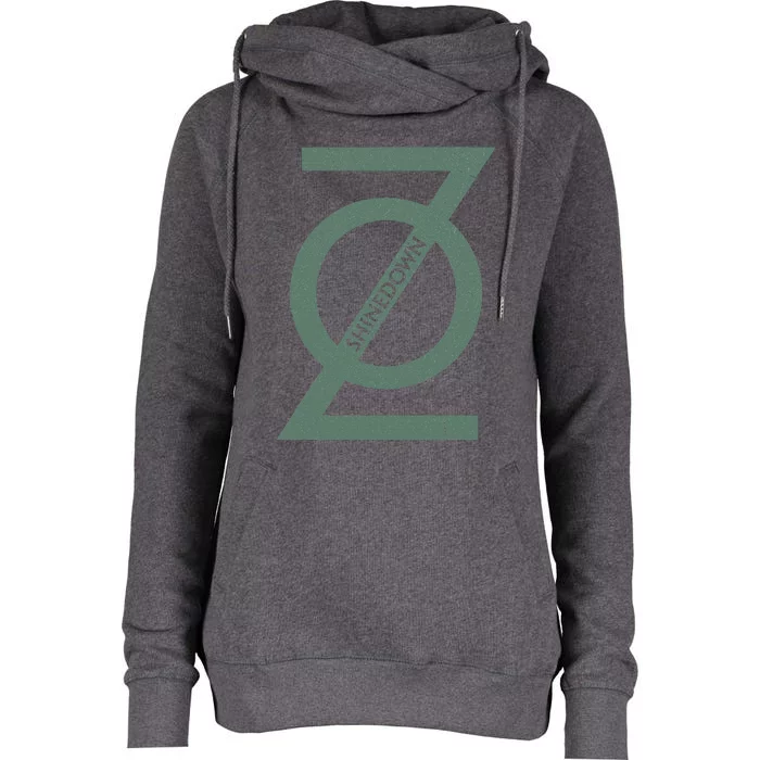 .S.H.I.N.E.D.O.W.N Planet Zero Black Womens Funnel Neck Pullover Hood