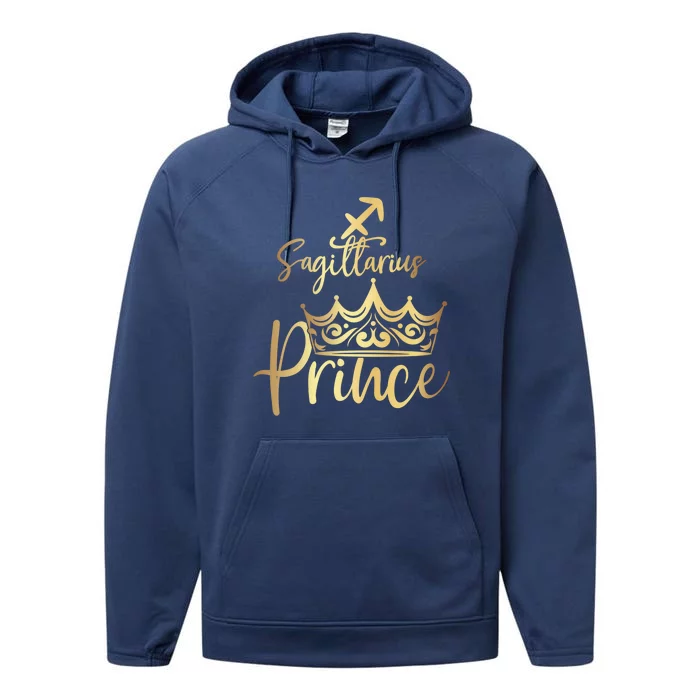 Sagittarius Prince Zodiac Gift Performance Fleece Hoodie