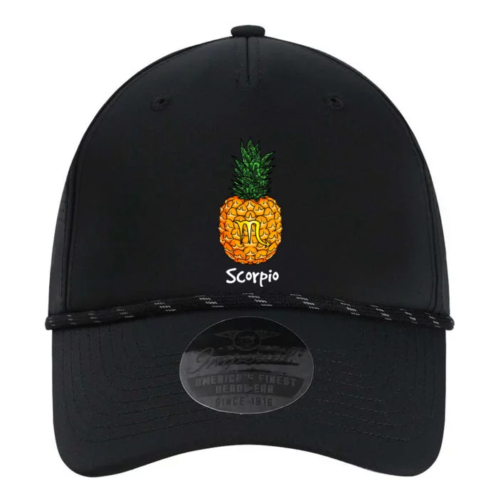 Scorpio Pineapple Zodiac Sign Cute Gift Performance The Dyno Cap