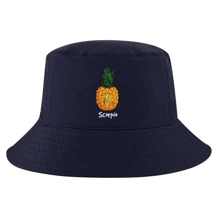 Scorpio Pineapple Zodiac Sign Cute Gift Cool Comfort Performance Bucket Hat